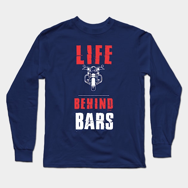 life behind bars Long Sleeve T-Shirt by CreativeIkbar Prints